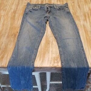Women's Straight Leg Jeans - Blue